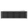 TS-1673AU-RP-16G servidor de almacenamiento NAS Bastidor (3U) Ryzen Embedded V1500B 16 GB DDR4 0 TB QNAP QTS Negro  Gris