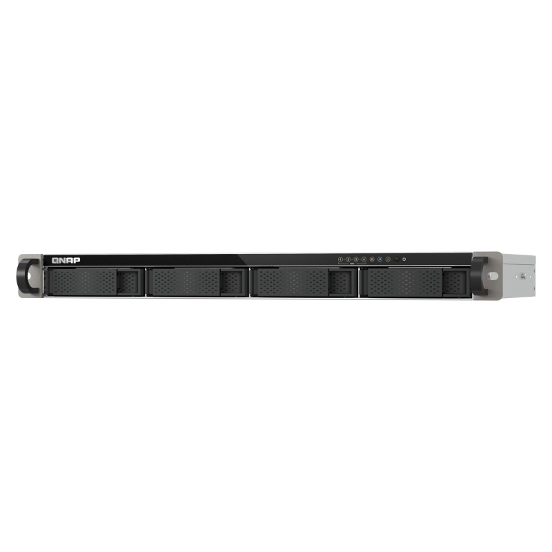 TS-432XeU NAS Bastidor (1U) 4 GB DDR4 0 TB QNAP QTS Negro  Gris