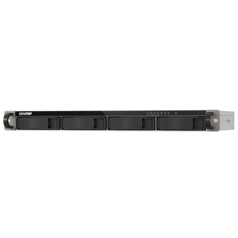 TS-433eU NAS Bastidor (1U) Cortex-A Cortex-A55 4 GB 0 TB QNAP Turbo System Negro