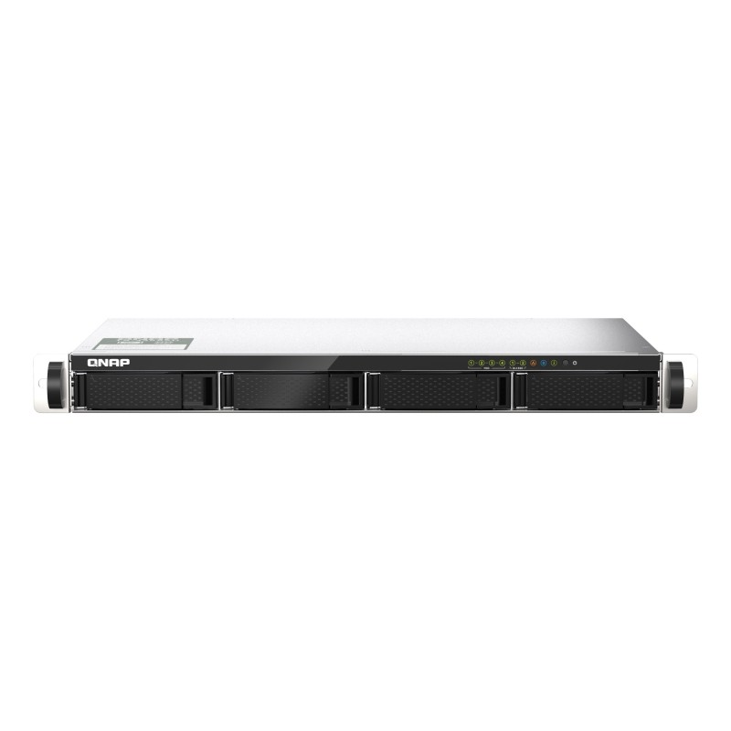 TS-435XEU NAS Bastidor (1U) Marvell CN9131 4 GB DDR4 0 TB QNAP QTS Negro  Gris