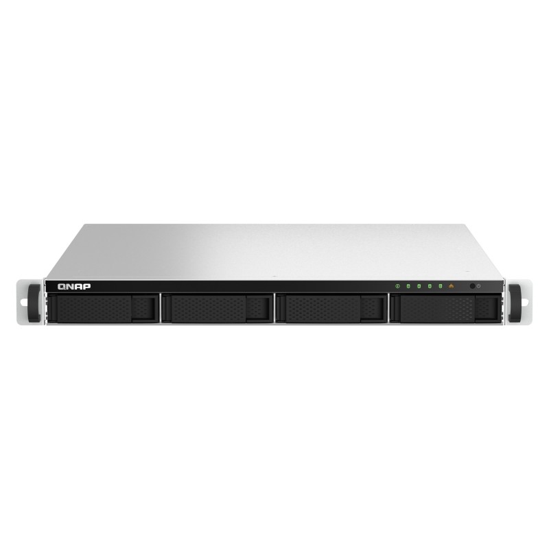 TS-464U NAS Bastidor (1U) Intel® Celeron® N5095 8 GB DDR4 0 TB QNAP Turbo System Aluminio  Negro