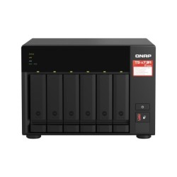 TS-673A NAS Torre Ryzen Embedded V1500B 8 GB DDR4 0 TB QNAP Turbo System Negro