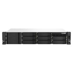 TS-864EU NAS Bastidor (2U) Intel® Celeron® 8 GB DDR4 0 TB QNAP Turbo System Negro