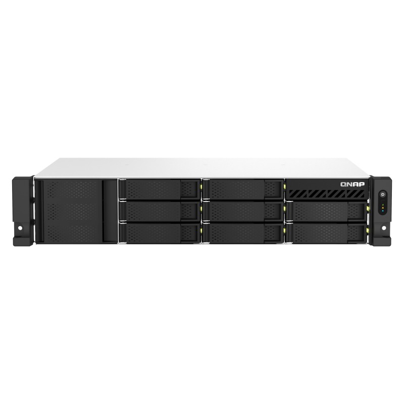 TS-864EU NAS Bastidor (2U) Intel® Celeron® 8 GB DDR4 0 TB QNAP Turbo System Negro