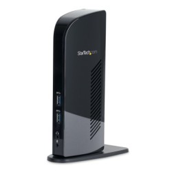 Docking Station USB 3.0 de 2 Monitores para Portátil - HDMI y DVI/VGA - Hub Ladrón 6x USB-A - GbE - Audio - Replicador de Pue