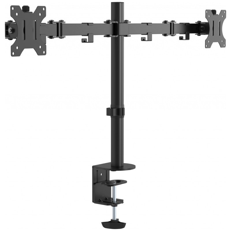 VFM-DPD2B soporte para monitor 68 6 cm (27") Escritorio Negro