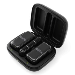 Wireless Micro Negro Micrófono con pinza de enganche
