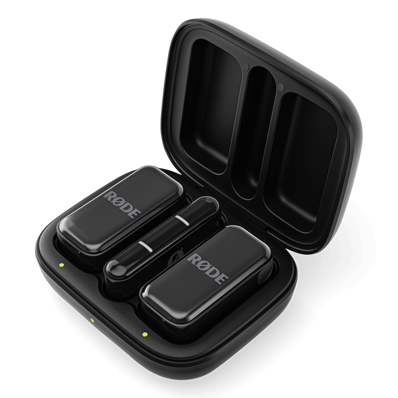 Wireless Micro Negro Micrófono con pinza de enganche