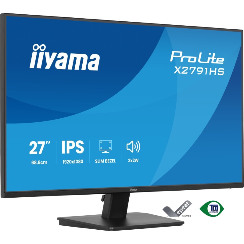 ProLite X2791HS-B1 pantalla para PC 68 6 cm (27") 1920 x 1080 Pixeles Full HD LED Negro