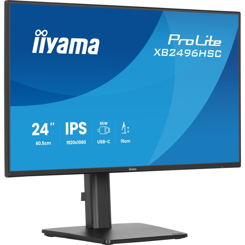 ProLite XB2496HSC-B1 pantalla para PC 60 5 cm (23.8") 1920 x 1080 Pixeles Full HD LED Negro
