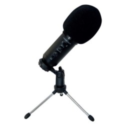 XMICPRO200 micrófono Negro Micrófono de superficie para mesa