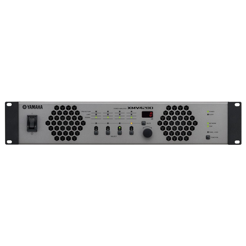XMV4280 amplificador de audio Rendimiento/fase Negro  Gris