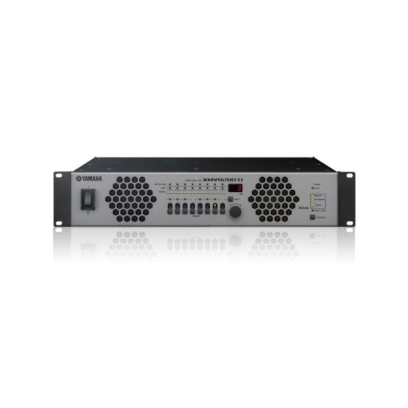 XMV8280 amplificador de audio 8.0 canales Multifunción Negro  Plata