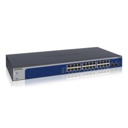 XS724EM Gestionado L2 10G Ethernet (100/1000/10000) 1U Azul  Gris
