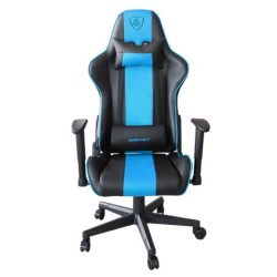 XSPRO-RACING Silla para videojuegos universal Asiento acolchado Turquesa  Negro