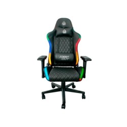 XSPRO-RGB silla para videojuegos Butaca para jugar Asiento acolchado Negro