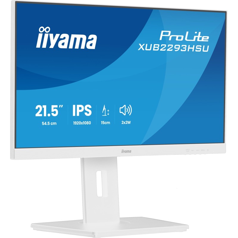 ProLite XUB2293HSU-W7 pantalla para PC 54 6 cm (21.5") 1920 x 1080 Pixeles Full HD LED Blanco