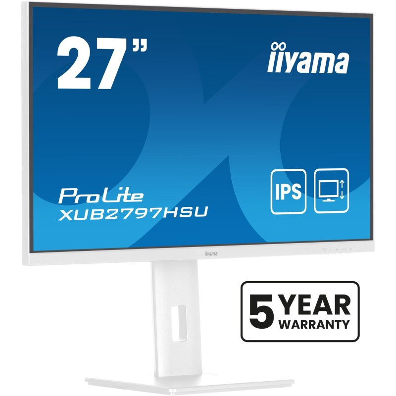 ProLite XUB2797HSU-W2 pantalla para PC 68 6 cm (27") 1920 x 1080 Pixeles Full HD LED Blanco
