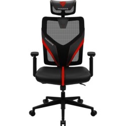 YAMA1 Silla para videojuegos universal Negro  Rojo