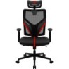 YAMA1 Silla para videojuegos universal Negro  Rojo
