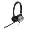 YHS36 Auriculares Alámbrico Diadema Oficina/Centro de llamadas Negro  Plata