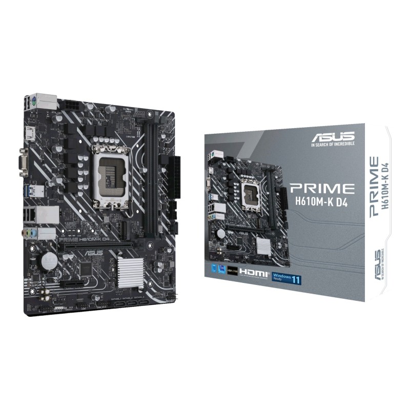 PRIME H610M-K D4 Intel H610 LGA 1700 micro ATX