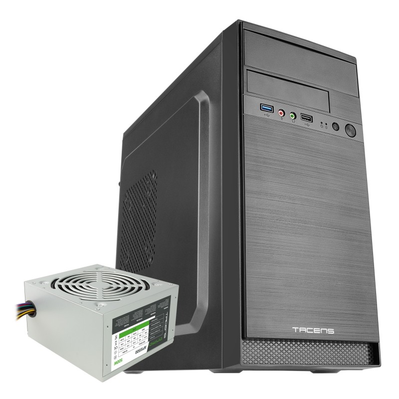 Anima AC4500 - Caja de Ordenador de Sobremesa (MicroATX / Mini-ITX Minitorre + PSU 500W)