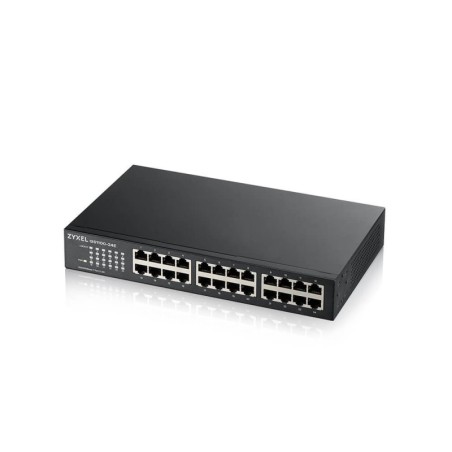 GS1100-24E No administrado Gigabit Ethernet (10/100/1000) Negro