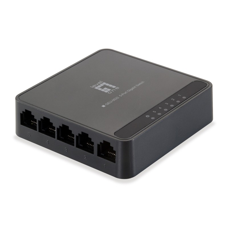 GEU-0522 switch Gigabit Ethernet (10/100/1000) Negro