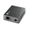 MC112CS convertidor de medio 1000 Mbit/s 1550 nm Negro