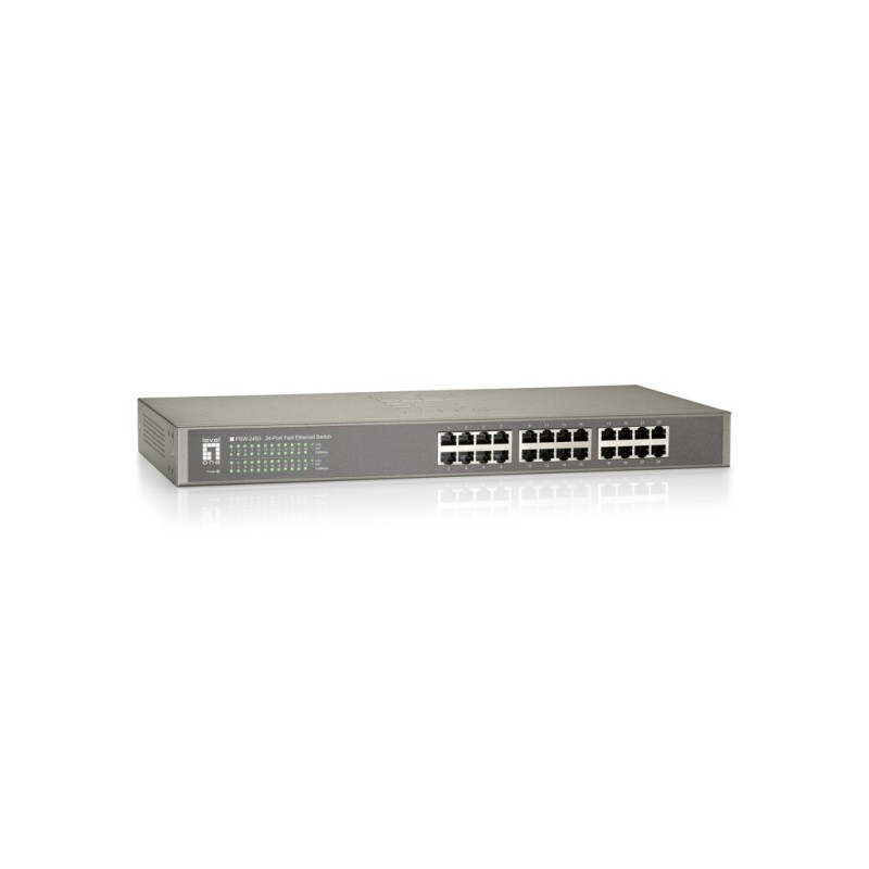 FSW-2450 switch No administrado Fast Ethernet (10/100) Negro