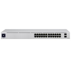 UniFi USW-24 switch Gestionado L2 Gigabit Ethernet (10/100/1000) Plata