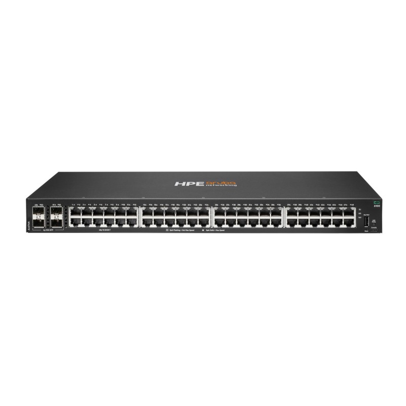 Aruba Networking CX 6100 48G 4SFP+ Switch