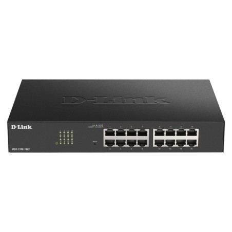 DGS-1100-16V2 switch Gestionado L2 Gigabit Ethernet (10/100/1000) Negro