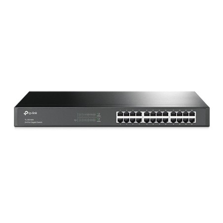 TL-SG1024 No administrado Gigabit Ethernet (10/100/1000) 1U Negro
