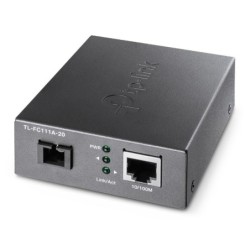 TL-FC111A-20 convertidor de medio 100 Mbit/s Monomodo Negro