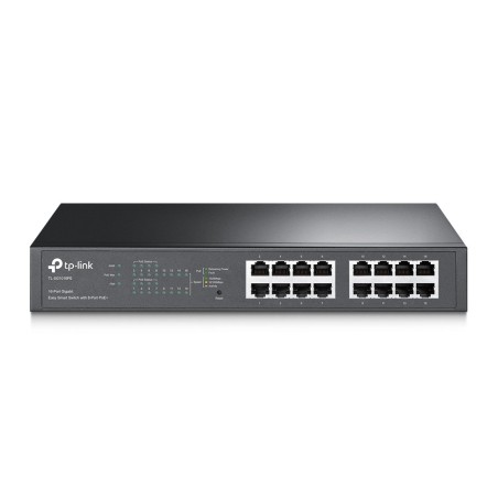 TL-SG1016PE Gestionado L2 Gigabit Ethernet (10/100/1000) Energa sobre Ethernet (PoE) 1U Negro