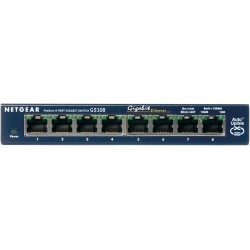 GS108GE switch No administrado Gigabit Ethernet (10/100/1000) Azul