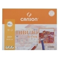 LAMINA G-C DIBUJO BASIK M.PK 10 A4+ LISA