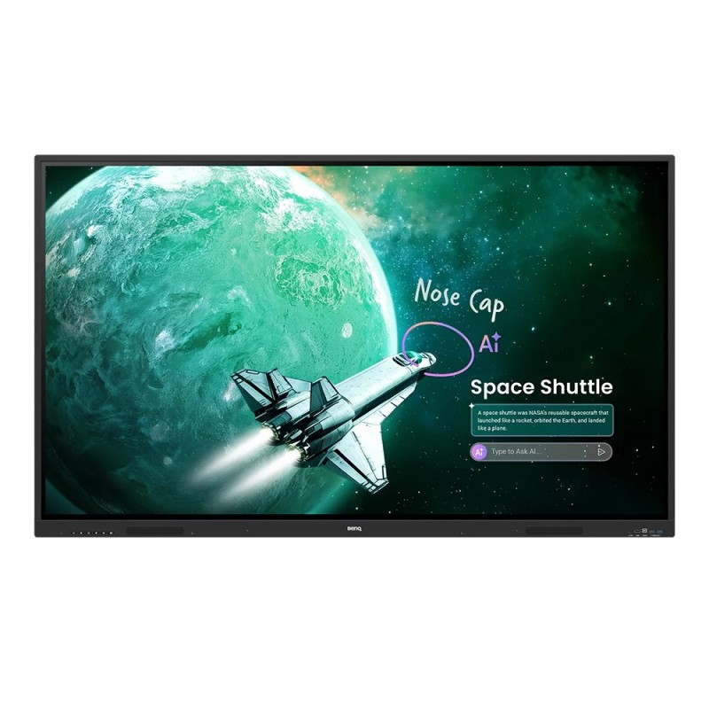 RE6505A pizarra blanca interactiva 165 1 cm (65") 3840 x 2160 Pixeles Pantalla tctil Negro USB