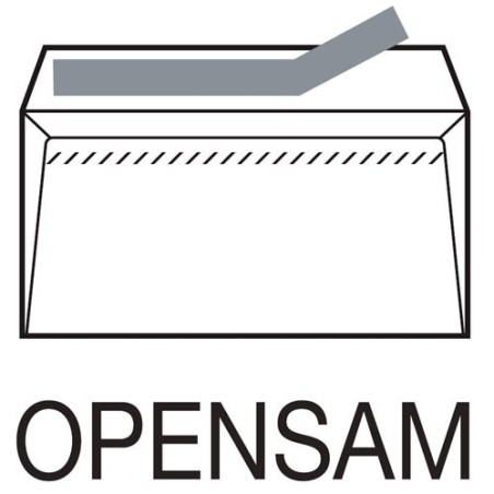 PAQUETES DE 10 SOBRES OPEN TAMAO 110X220  90 GRS. SAM 664912