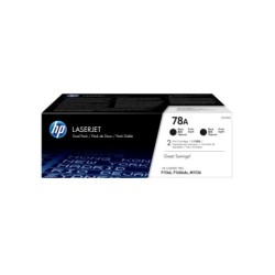 Pack de ahorro de 2 cartuchos de tner original LaserJet 78A negro