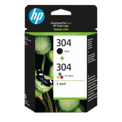 Paquete de 2 cartuchos de tinta Original 304 negro/tricolor