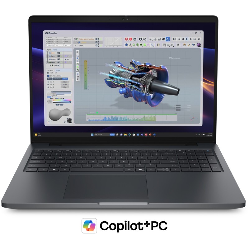 Pro Precision 5 16 PW516261 Copilot+ PC Intel Core Ultra 7 366H Porttil 40 6 cm (16") Full HD+ 32 GB LPDDR5x-SDRAM 1 TB SSD NVID