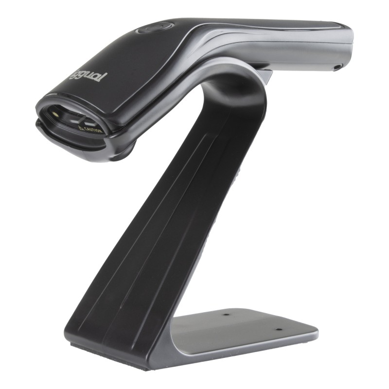 Lector cdigo barras 1D USB botn soporte