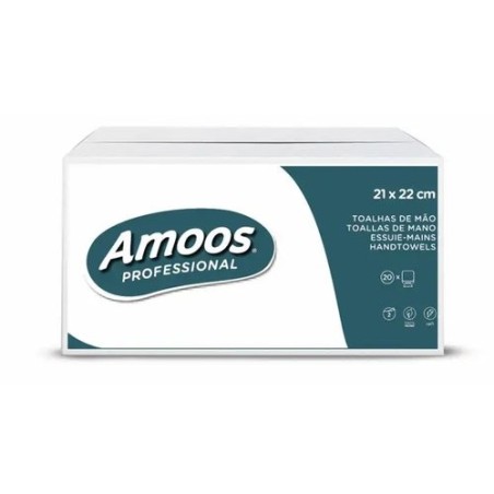 TOALLA SECAMANOS AMOOS PLEGADA PAQ.142