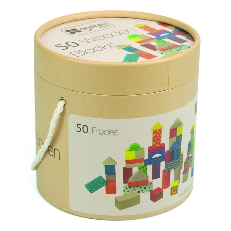 50 Wooden Blocks