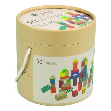 50 Wooden Blocks