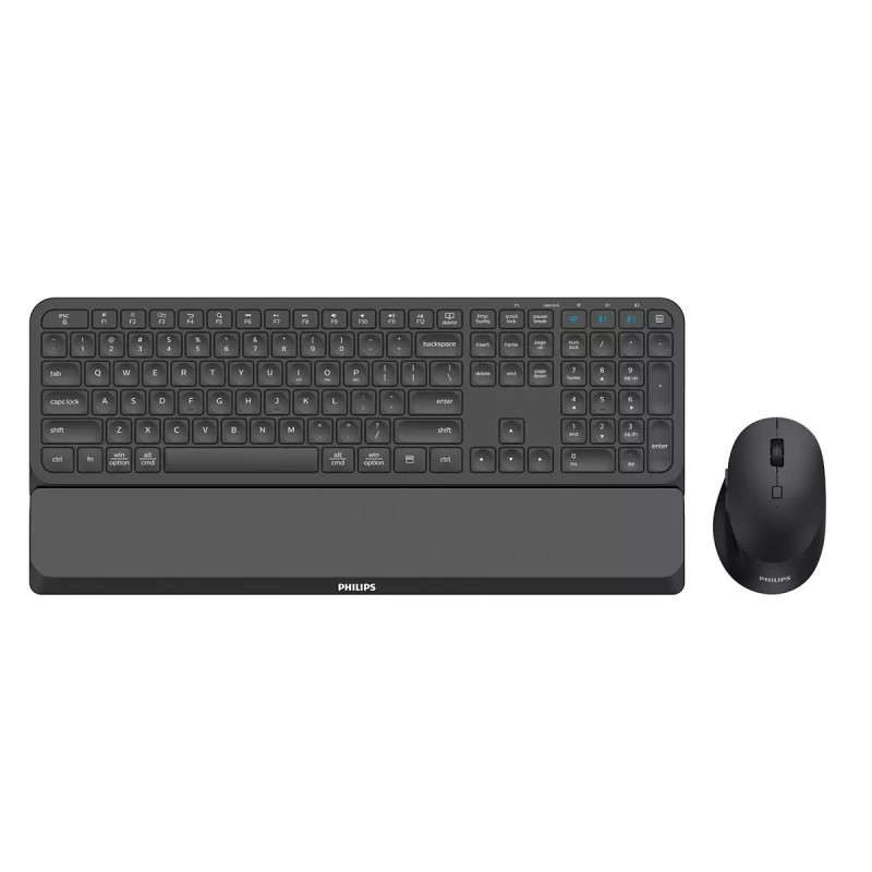 6000 series SPT6607B/16 teclado Ratn incluido Universal RF Wireless + Bluetooth Negro