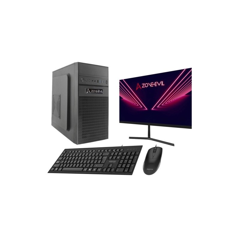 Core Work Intel Core i5 14400/16GB/1TB SSD Nvme Negro Windows 11 + Monitor 24 Teclado y ratn